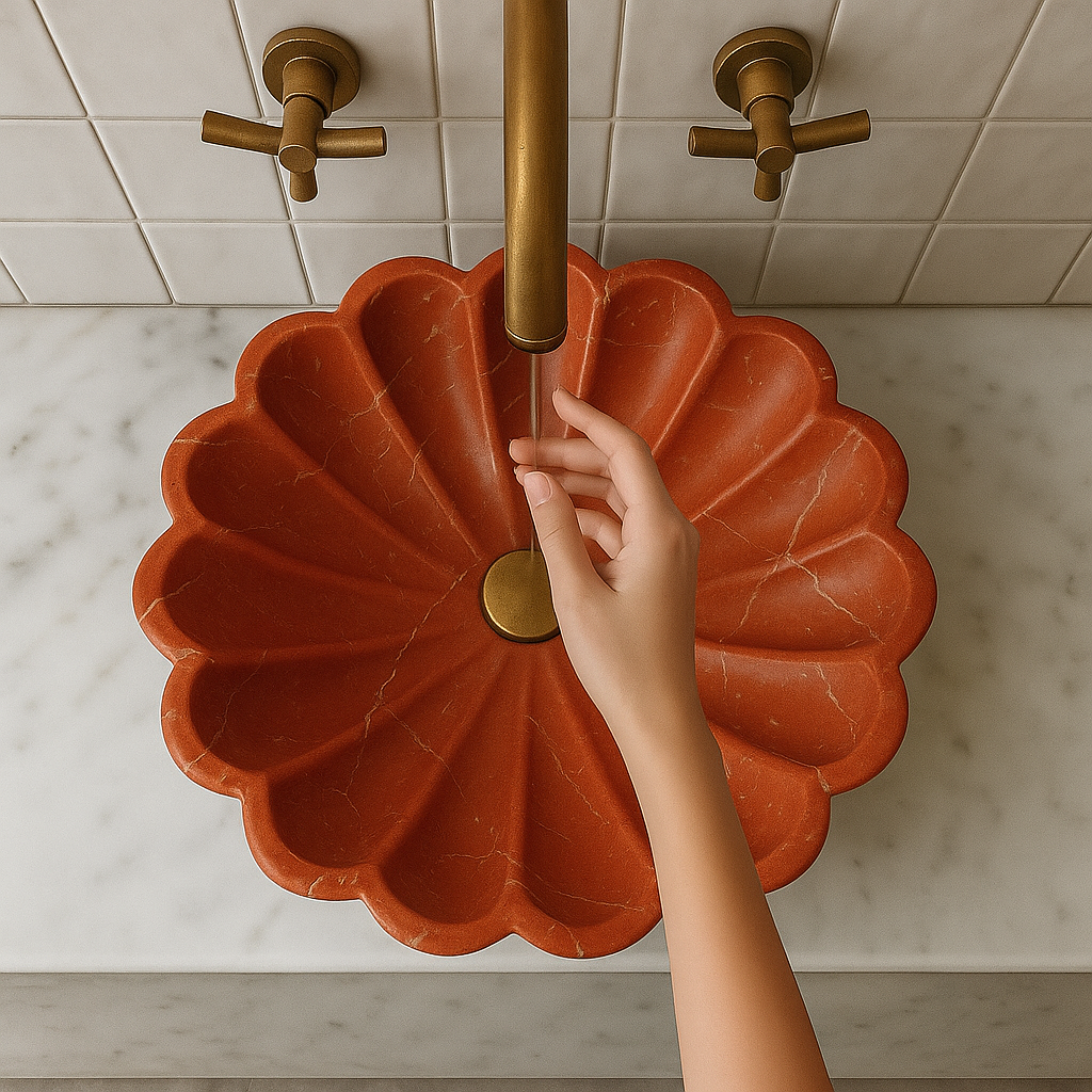 Petra Sink Red Elecante