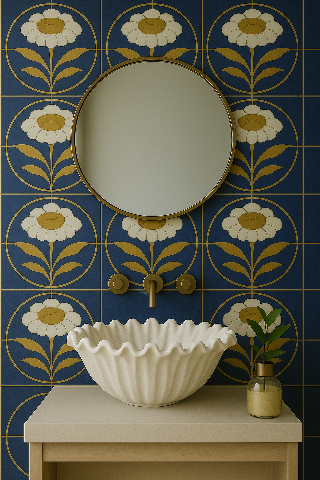 Lapiz Inlay Marble Wall Tiles