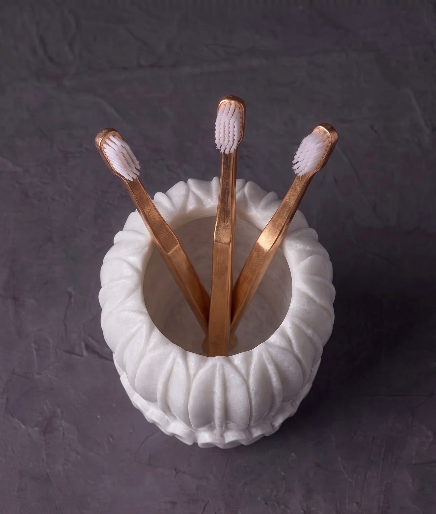Handmade Scalloped Toothbrush Holder