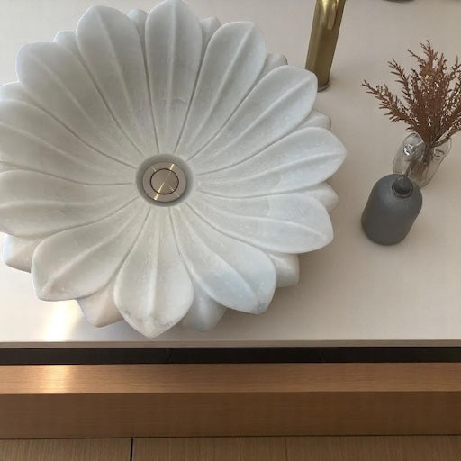 Get Your Limited Edition Marble Petal Sink Now! – Chisel Home