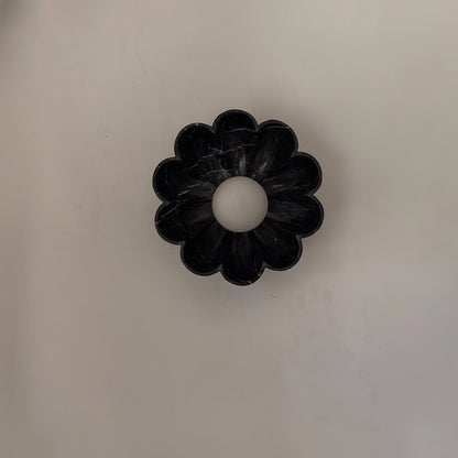 Petra Bloom Wall Sconce – Nero Marquina Marble